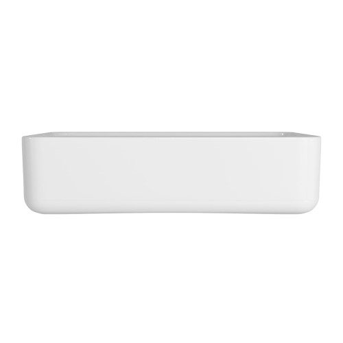 Cuba Retangular de Semiencaixe 50cm com Deck Branco