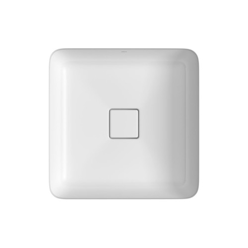Cuba de Embutir Quadrada Deca 45x45cm Branco Slim