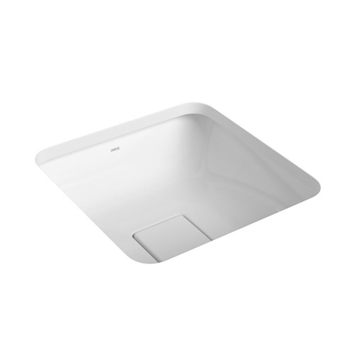 Cuba de Embutir Quadrada Slim Branco Deca 30cm