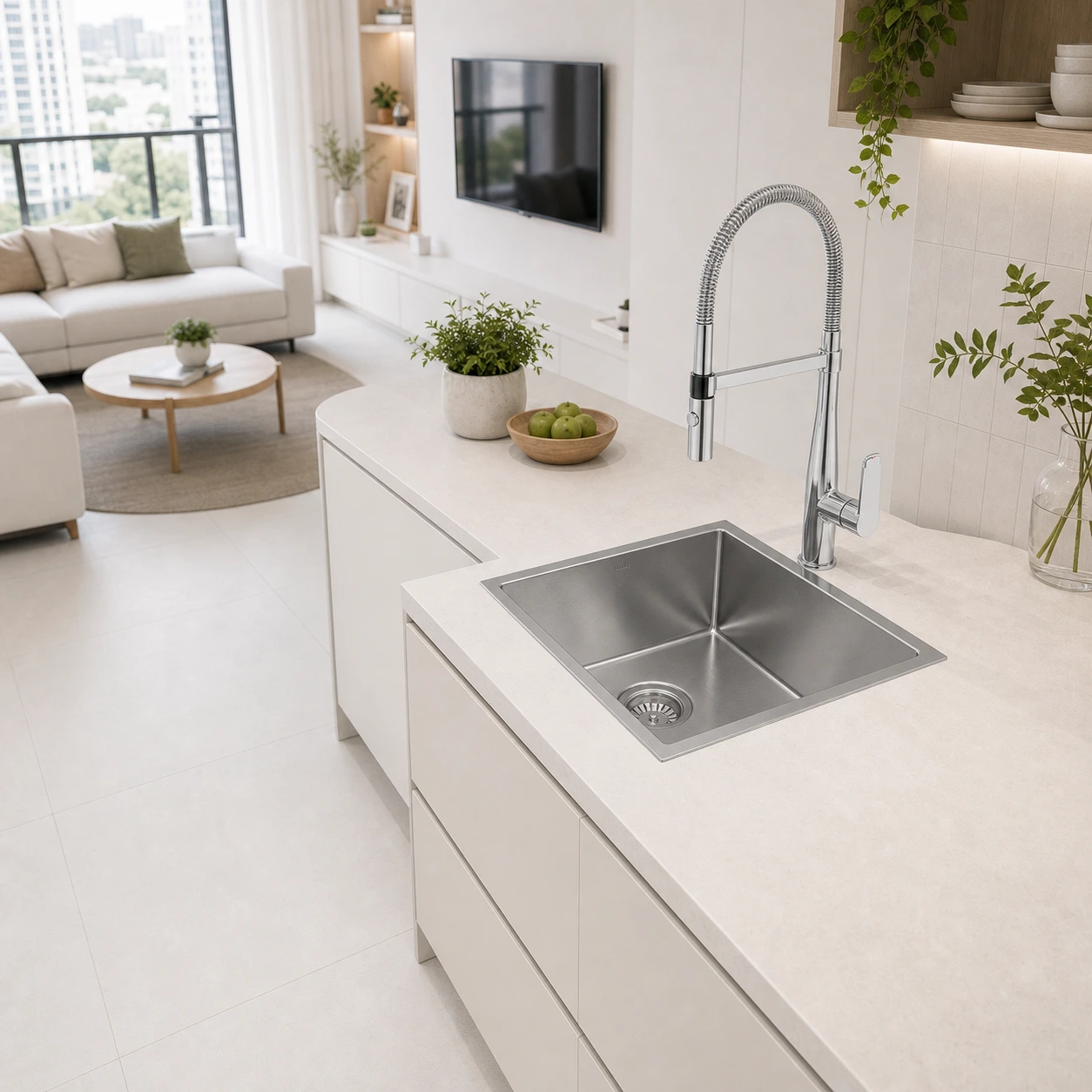 Apartamento clean branco