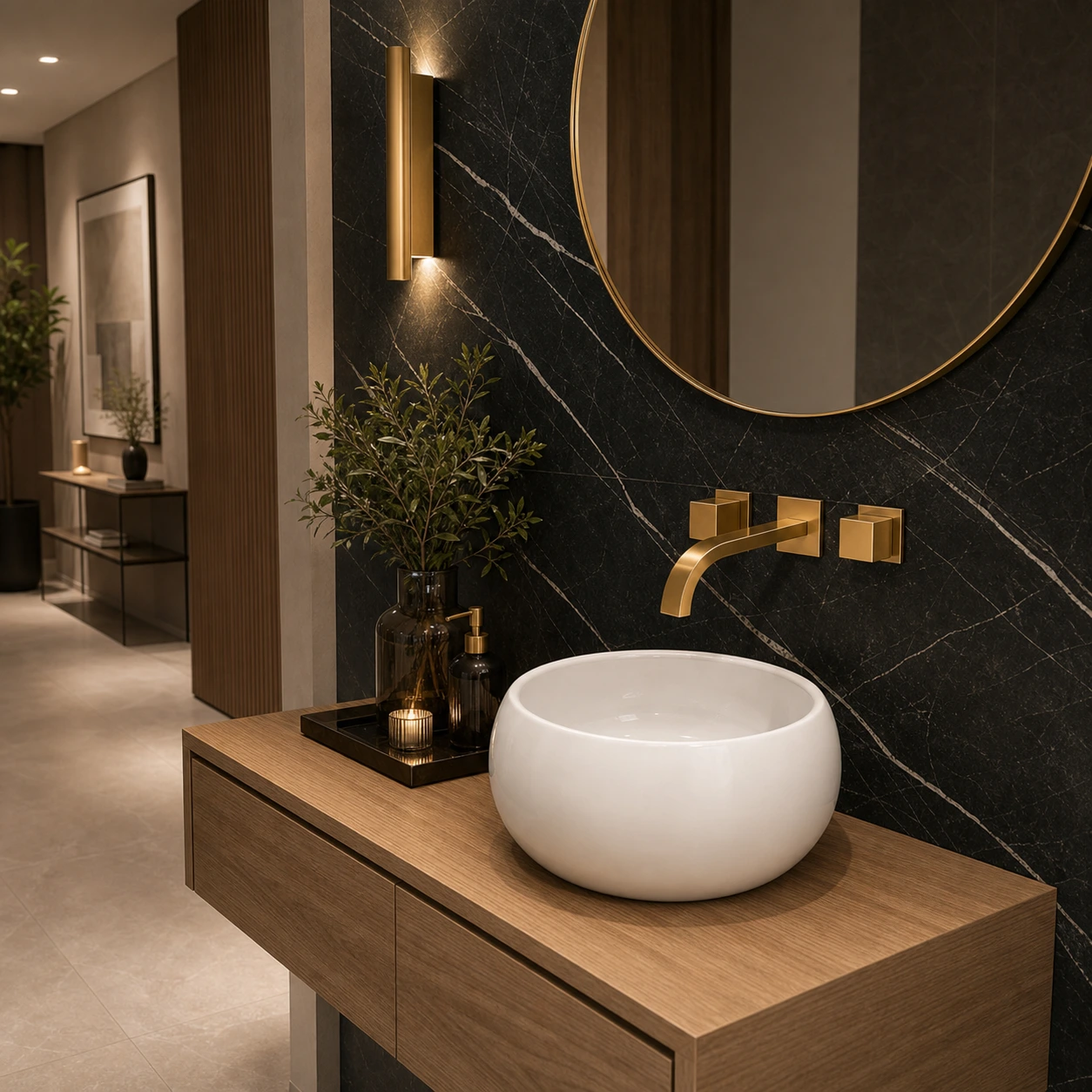 Lavabo e hall